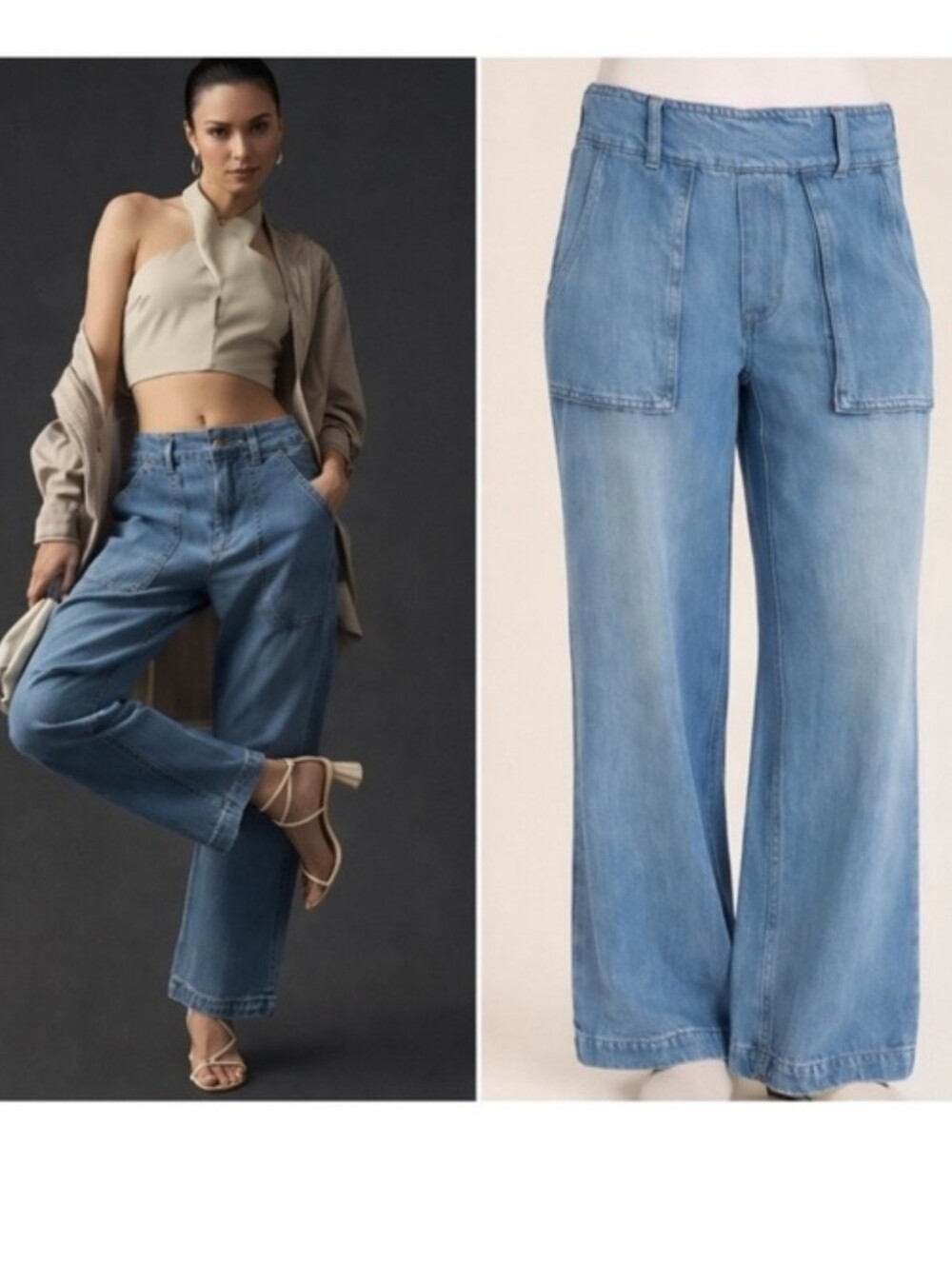 YFB Young Fabulous Broke Sadie Soft Wide Leg Jeans